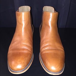 ALDO Cognac leather chelsea boot